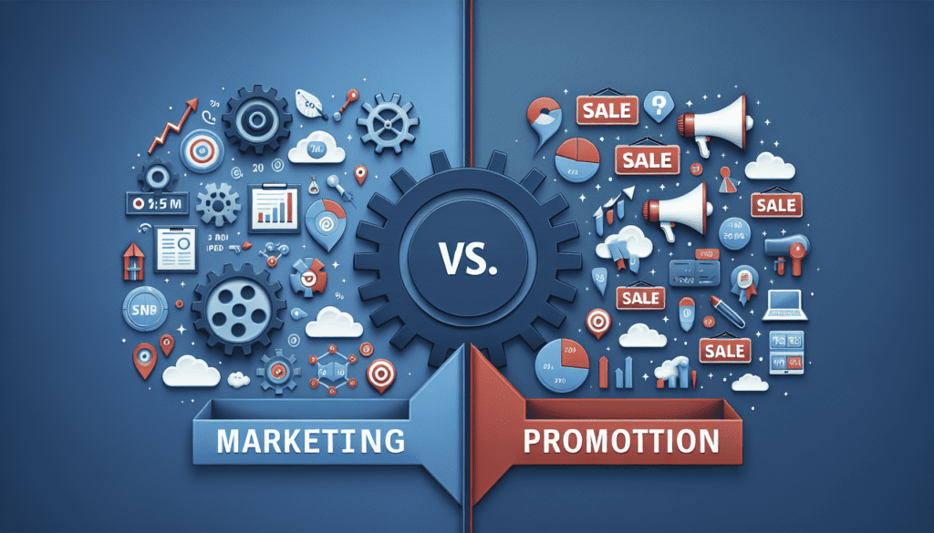 Marketing Vs. Promotion